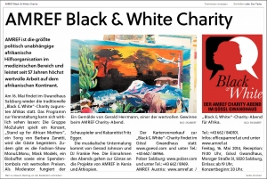 amref black &amp; white charity