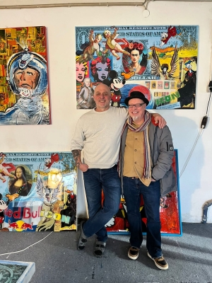 Kölner Illustratoren-Legende Andreas Ganther im Studio Gerald Herrmann